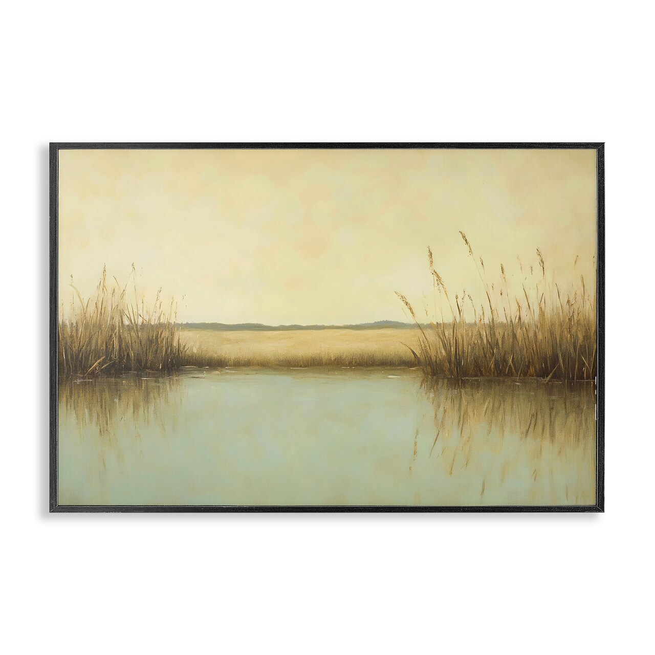 Stupell Industries Reeds Along The River Framed Giclee, design by Franklyn Gregory